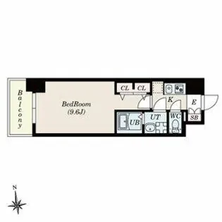 S-RESIDENCE岡崎公園aureate (オリート)【7階】の間取り