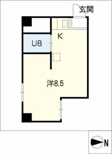 大須WEST【4階】の間取り