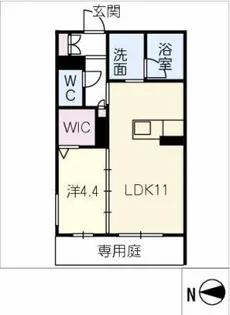 プレシャスレジデンス丸の内【1階】の間取り
