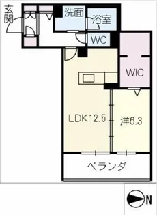 プレシャスレジデンス丸の内【2階】の間取り