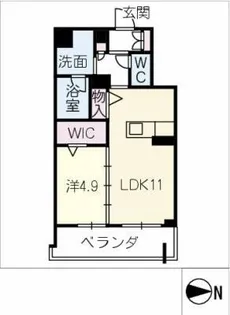 プレシャスレジデンス丸の内【3階】の間取り