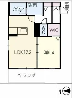 プレシャスレジデンス丸の内【4階】の間取り