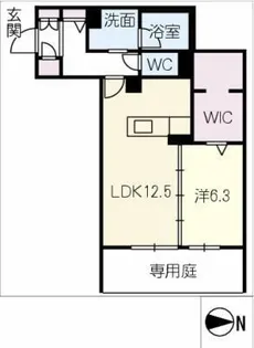 プレシャスレジデンス丸の内【1階】の間取り
