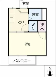 かんとりーメゾン滝ノ水【1階】の間取り