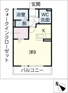 近藤伏見A【2階】の間取り