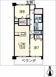 Grantage EAST【1階】の間取り