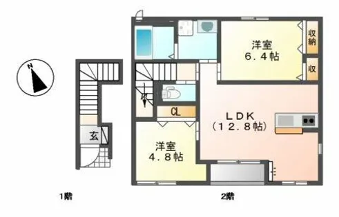 Arietta【2階】の間取り