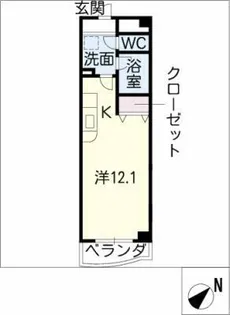 ラ・プリミエール【3階】の間取り