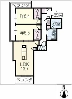 CRESTIA【3階】の間取り