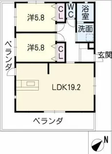 メゾン ド ソレイユ【3階】の間取り