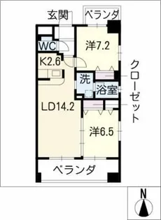 本陣Gran House【3階】の間取り