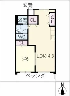 コトブキ第1ビル【3階】の間取り