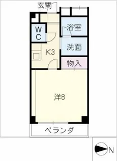 ANNEX UEDA【3階】の間取り