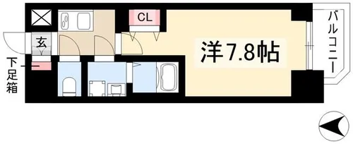 S-RESIDENCE葵【301号室】の間取り