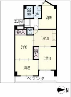 第二安井ビル【3階】の間取り