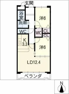エリタージュ【3階】の間取り