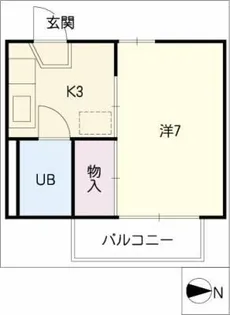 シャルム松原【2階】の間取り