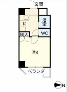 SAINT EAST OF YAMATE【5階】の間取り