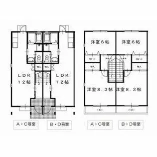 メイユール【A号室】の間取り