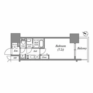 アドバンス名古屋モクシー【4階】の間取り