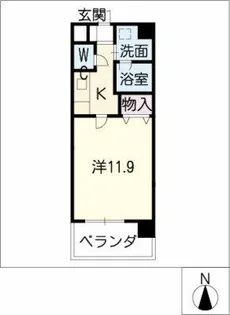 新栄アーバンハイツ【3階】の間取り