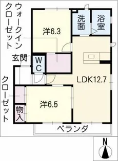 カルサイト【1階】の間取り