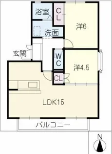 プチメゾン【2階】の間取り