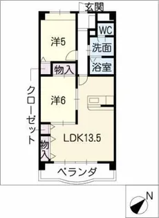 メゾン大門【1階】の間取り