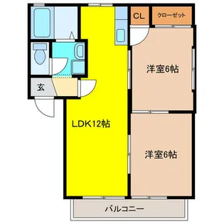ピューラⅢ【1階】の間取り