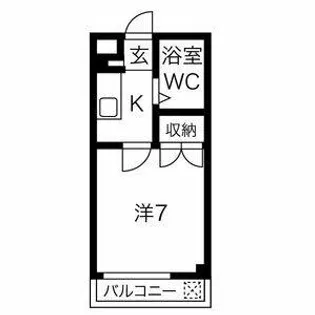 八事イースト【1階】の間取り
