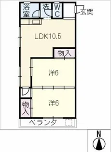 DAIKO TERRACE【4階】の間取り