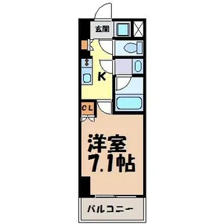 リヴシティ栄弐番館【9階】の間取り