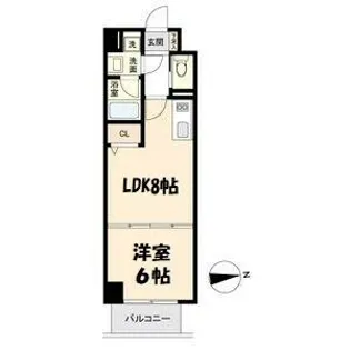 HF名駅北レジデンスEAST【2階】の間取り