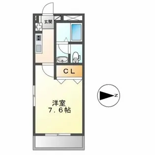 サンエポック【2階】の間取り