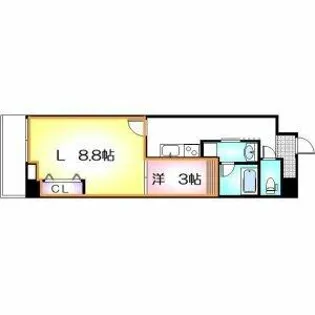 セントフィオーレ松葉【904号室】の間取り