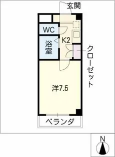 サン・ロマン八事【2階】の間取り