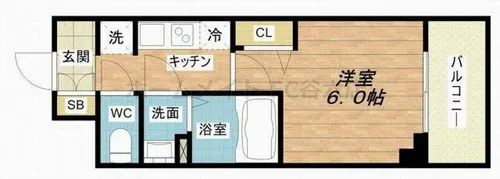 プレサンス新大阪ストリーム【2階】の間取り
