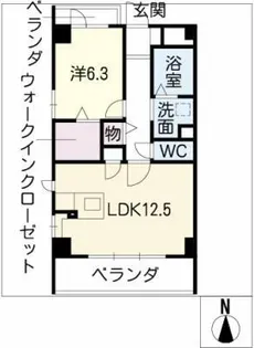 シェルフォーブルⅢ【3階】の間取り