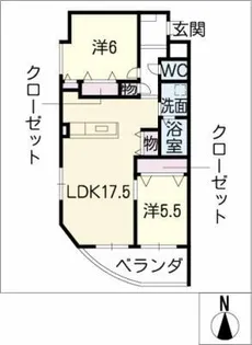 プレジャー弥富【3階】の間取り