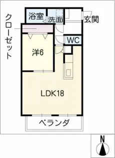 グレイシア【3階】の間取り