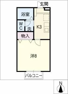 サンシガ【2階】の間取り