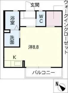 ボナールM&M【1階】の間取り