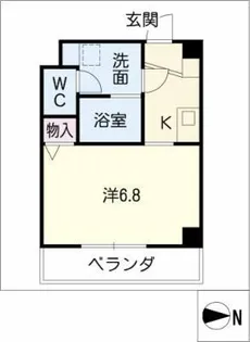 マノワール美山【4階】の間取り