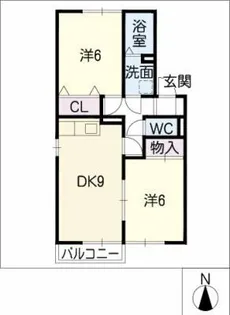 サンピア高根台 A棟【1階】の間取り