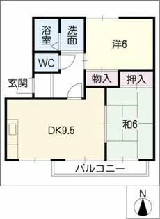 T.T.HOUSE B【1階】の間取り