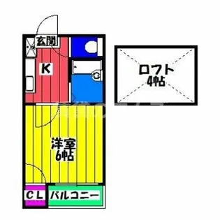 景雪寮【2階】の間取り