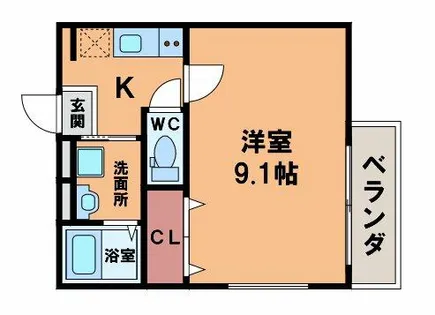 フジパレス昭和町【2階】の間取り