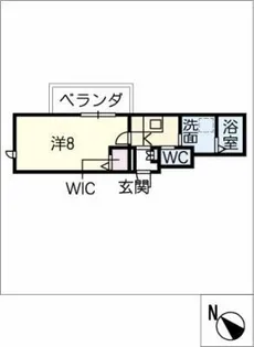 ニューメゾン御器所ハル【3階】の間取り