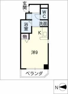 シャルム久屋【7階】の間取り