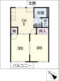 ボナール今本A【1階】の間取り